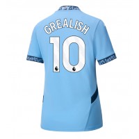 Maglia Calcio Manchester City Jack Grealish #10 Prima Divisa Donna 2024-25 Manica Corta